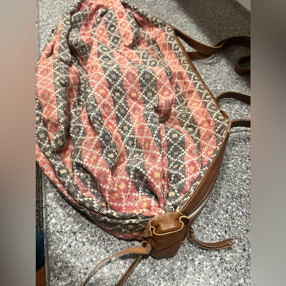 Noonday collection Sack Colorful Quilted Look Pattern